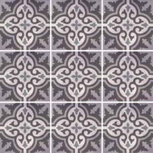 Fliesenaufkleber in Grau