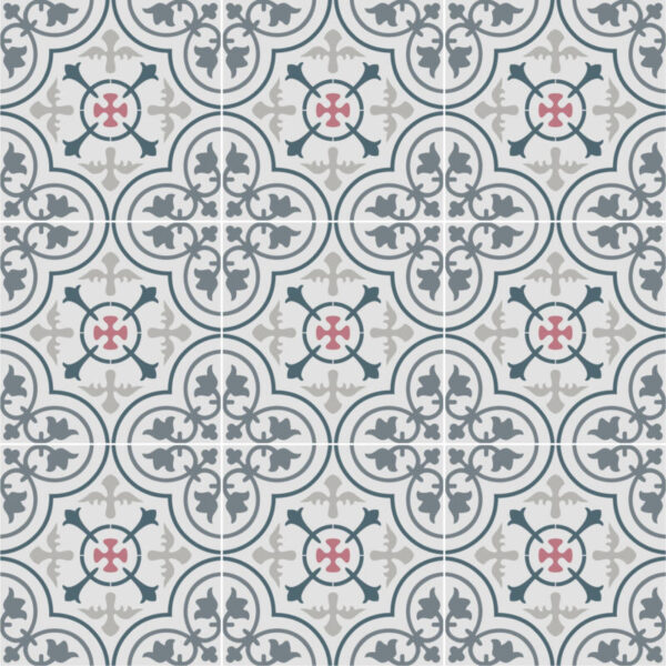 Bodenfliesenaufkleber azulejo ornamente Ornamente 10×10 cm