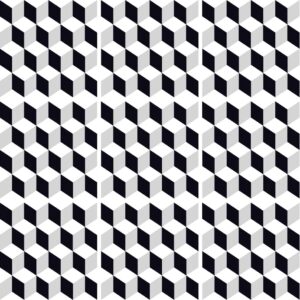 Fliesenaufkleber cubes marokkanisch in Grau