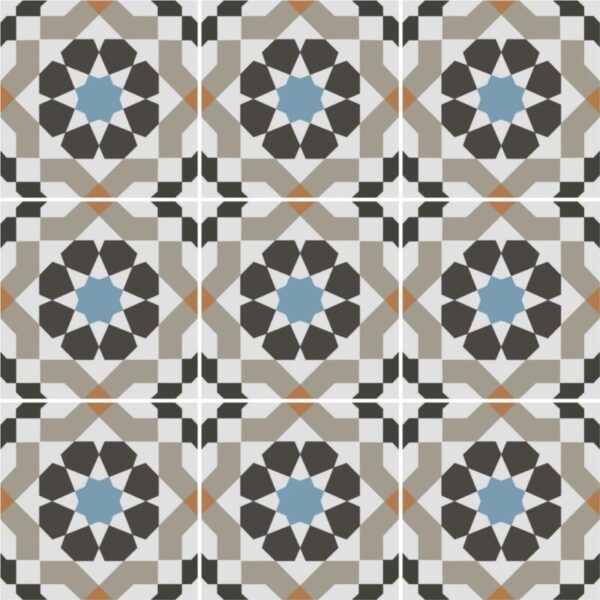 Bodenfliesenaufkleber Harika marokkanisch in Beige
