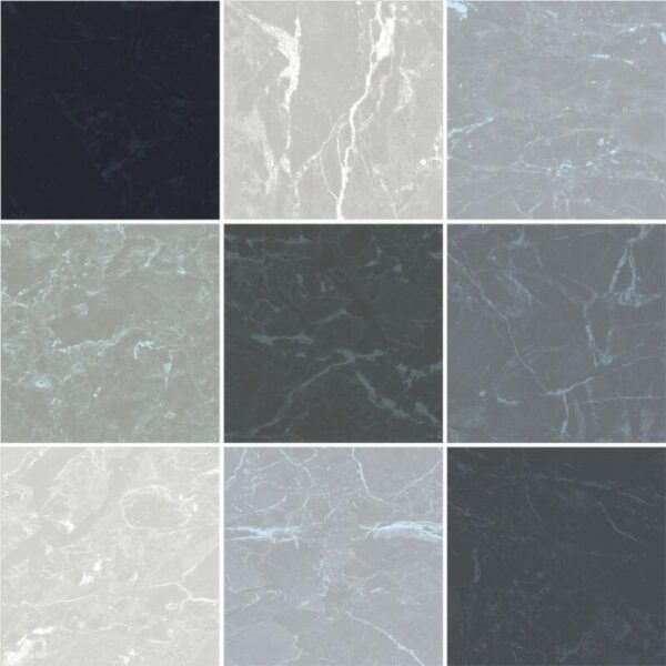 Fliesenaufkleber Anthrazit Marmor in Anthrazit