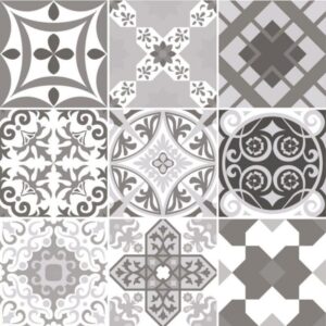 Fliesenaufkleber in Beige