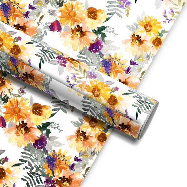 Dekorfolie Aquarell Blumen Aquarell