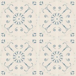 Fliesenaufkleber Beige ornamente in Beige