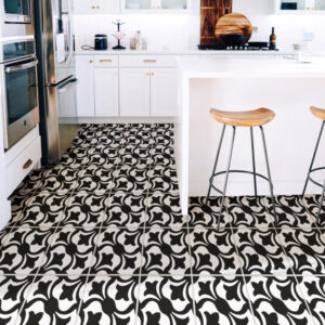 Bodenfliesenaufkleber floral ornamente Floral 10×10 cm fuer die Kueche