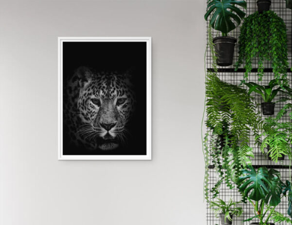 Kunstdrucke Afrika leopard