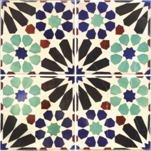 Fliesenaufkleber Badezimmer Lissabon in Blau