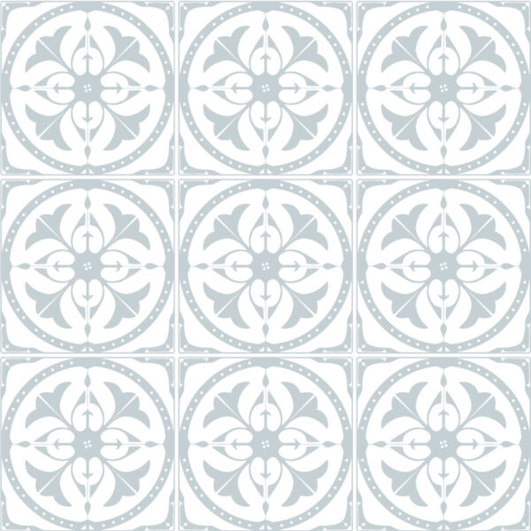 Fliesenaufkleber marokkanisch ornamente in Grün