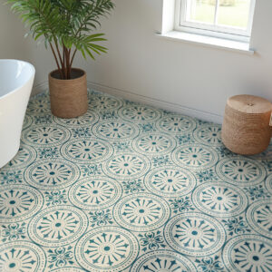 Bodenfliesenaufkleber bodenfliesen überkleben ornamente Ornamente fuer das Bad