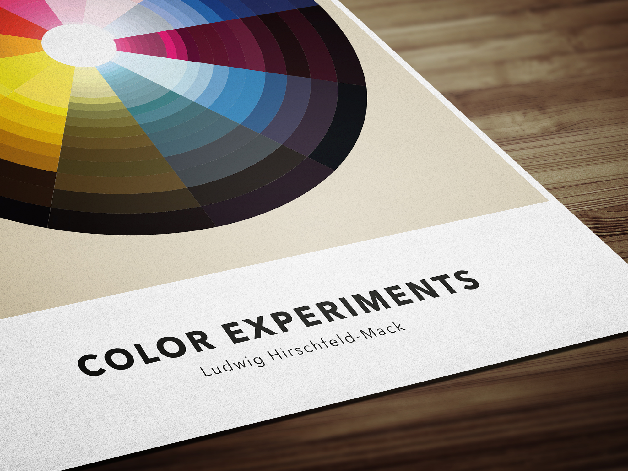 Bauhaus Stil Poster Plakat - Farbkreis – Bild 2