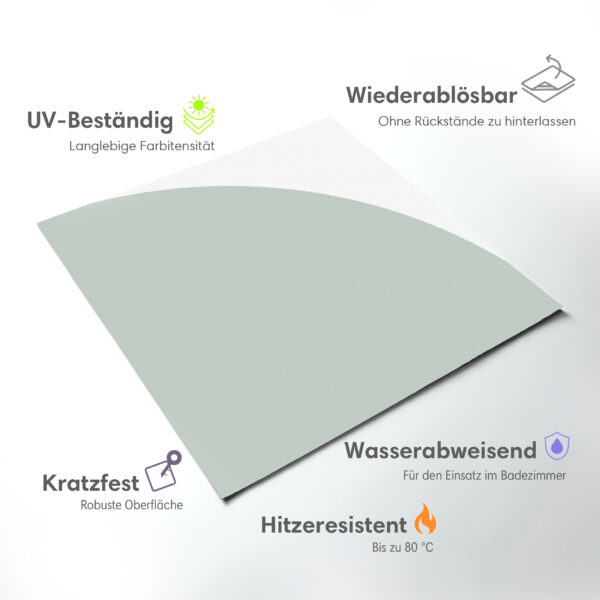 Fliesenaufkleber geometrisch minimalistisch in Beige