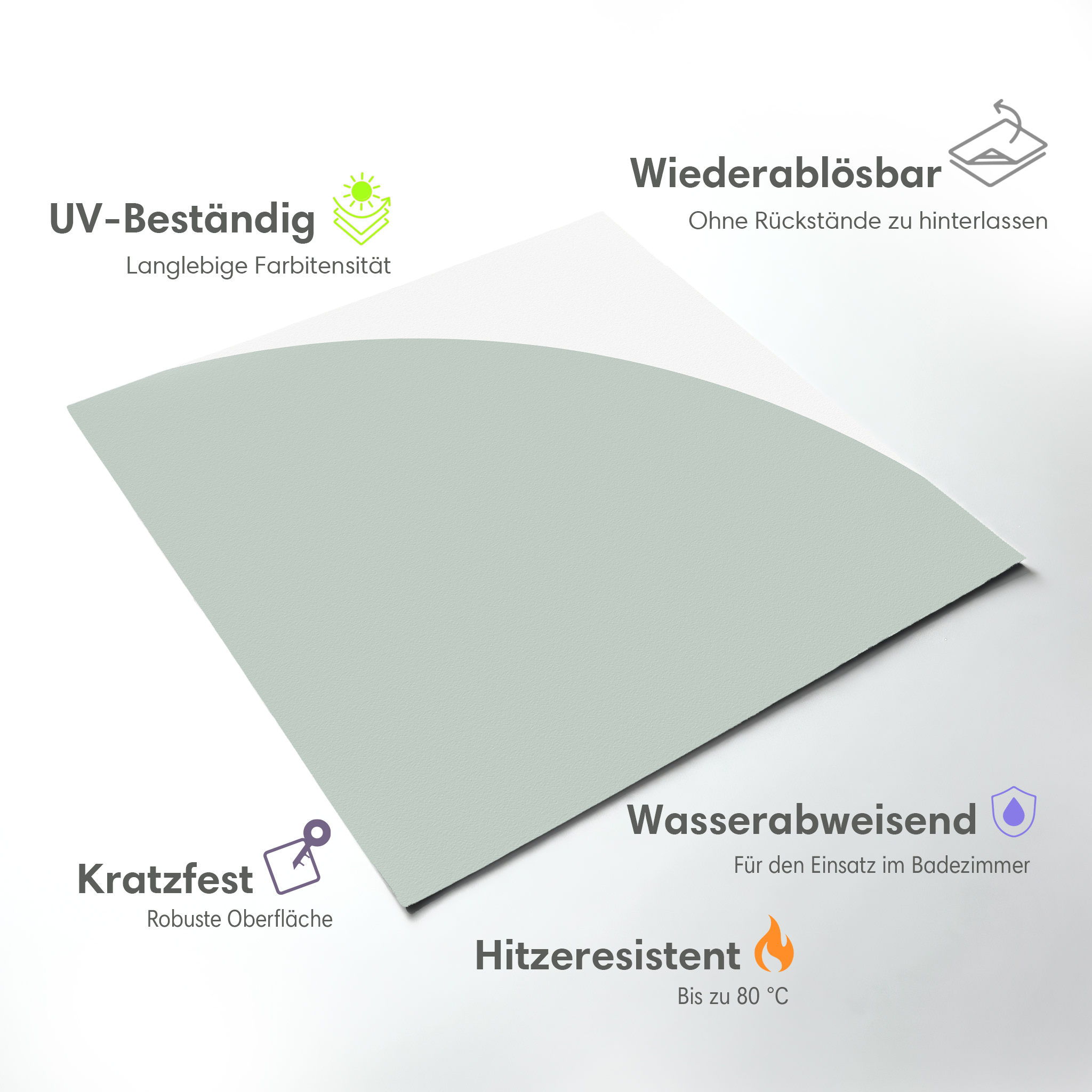 Fliesenaufkleber geometrisch minimalistisch in Beige