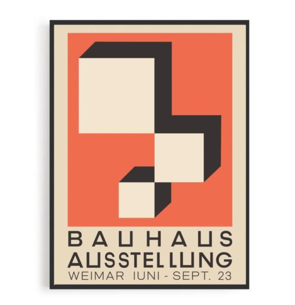 Bauhaus 1923 Kunst Plakat