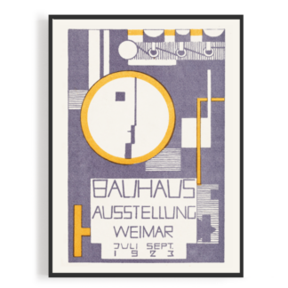 Bauhaus Plakat Poster Ausstellung Weimar 1923