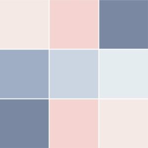 Einfarbig Blau einfarbig in Beige