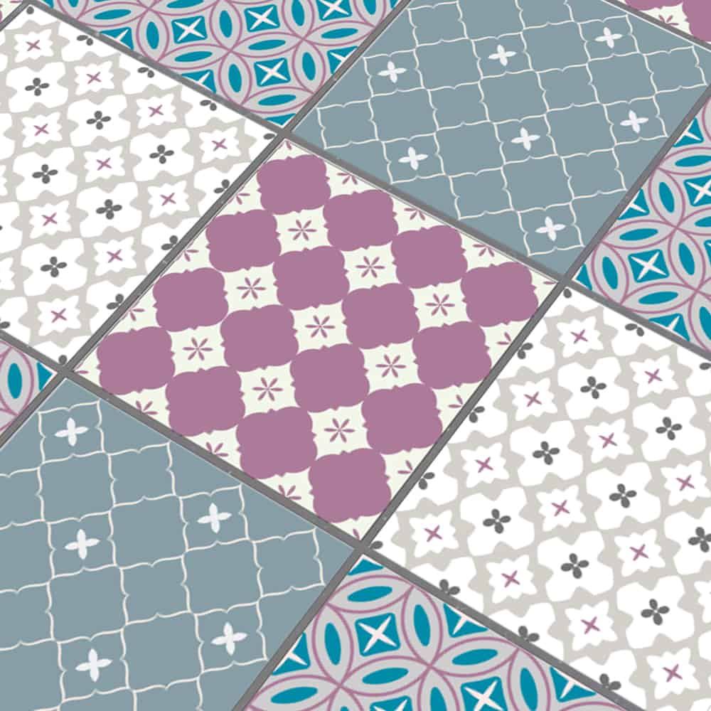 Fliesenaufkleber für Bad Deko und Küche - Art Nouveau – Bild 3