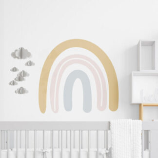 Wandtattoo Regenbogen Pastell - Kinderzimmer