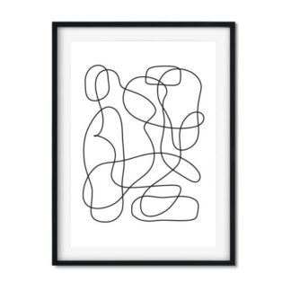 Kunstdrucke atmosphärisch durchgängige linie