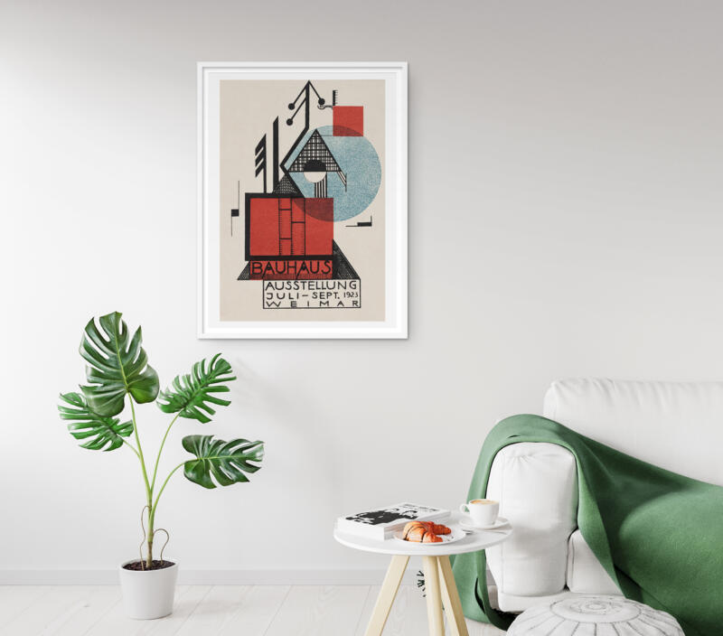 Bauhaus Ausstellung Weimar Juni 1923 Plakat Poster – Bild 2
