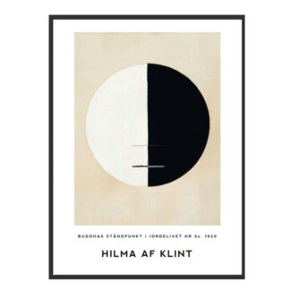 Hilma Af Klint Standpunkt Buddhas auf der Erde Nr. 3a 1920 Abstrakte Kunst Vintage Poster