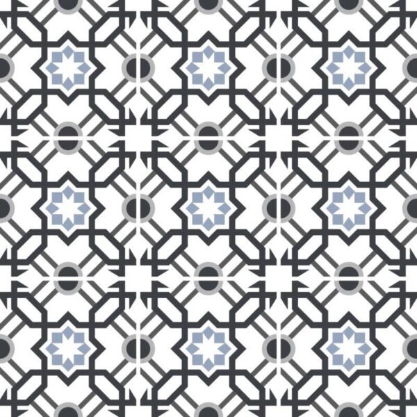 Arabisch Arabisch geometrisch in Anthrazit