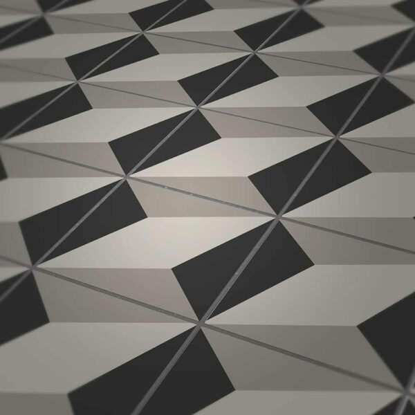 Bodenfliesenaufkleber marokkanisch Mosaik in Beige