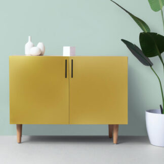 Selbstlklebende Dekorfolie Möbelfolie - Senf