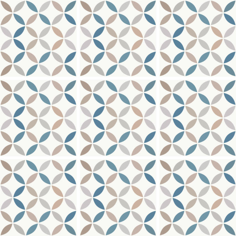 Fliesenaufkleber für Bad und Küche - Lebensblume Bunt – Bild 2