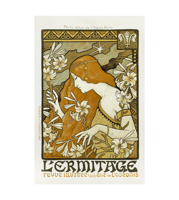 Poster L'ermitage von Paul Berthon