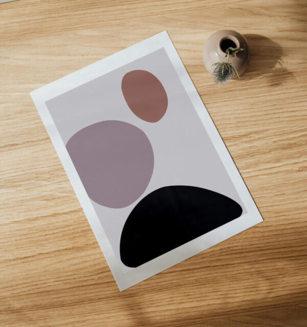 Kunstdrucke Abstrakt abstrakte formen Abstrakt