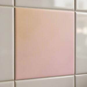 Fliesenaufkleber Pastell Verlauf in Beige